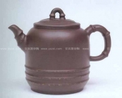 江建翔紫砂壶 雅竹壶  - 美壶网