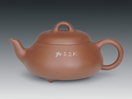 罗有财紫砂壶 矮石瓢  - 美壶网
