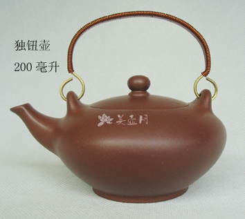 赵明敏紫砂壶 独钮壶  - 美壶网