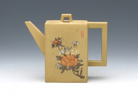 曹建华紫砂壶 砖方  - 美壶网