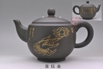 朱鸿钧紫砂壶 莲钰壶  - 美壶网