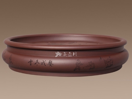沈文军紫砂壶 《合璧》茶海  - 美壶网