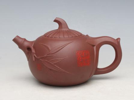 董建平紫砂壶 竹趣  - 美壶网