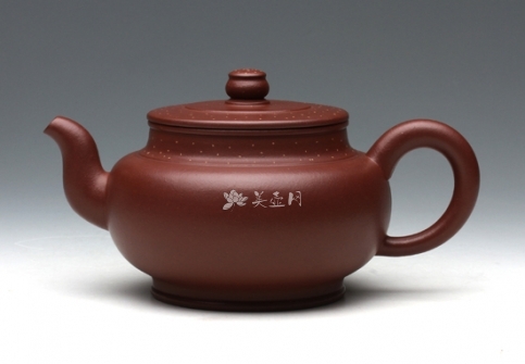 曹建华紫砂壶 铺砂线圆  - 美壶网