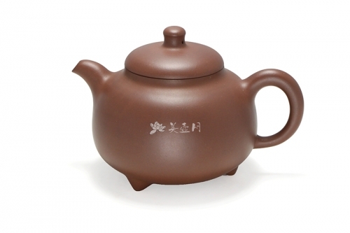 沈遽华紫砂壶 三足乳鼎  - 美壶网
