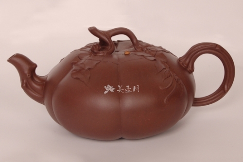 储彩琴紫砂壶 秋瓜  - 美壶网