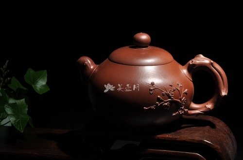 孙立强紫砂壶 圆福-梅  - 美壶网