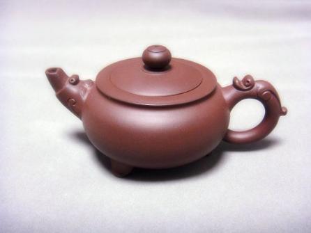 吴祥大紫砂壶 玉龙壶（吴健作品）200CC  - 美壶网