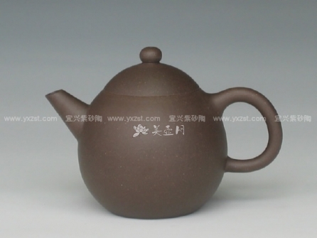褚婷圆紫砂壶 龙蛋  - 美壶网