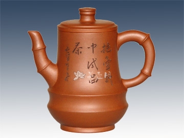 蒋建明紫砂壶 明竹280CC  - 美壶网
