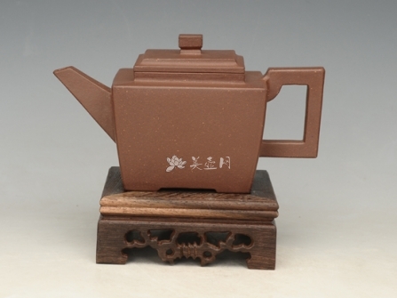 张佩紫砂壶 斗方  容量：350cc  - 美壶网