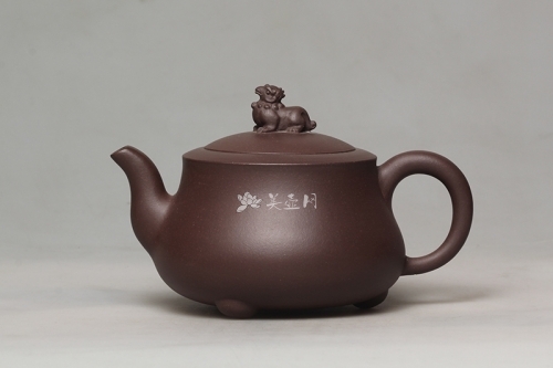 王真铮紫砂壶 天鸡壶  - 美壶网
