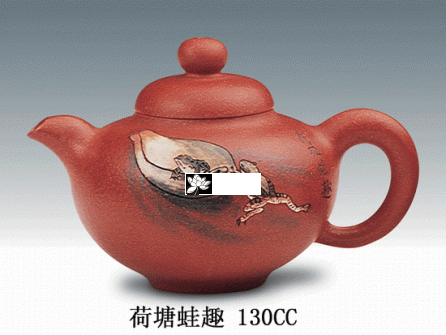 汪成林紫砂壶 荷塘蛙趣  - 美壶网
