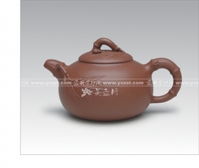 范双元紫砂壶 竹报平安  - 美壶网