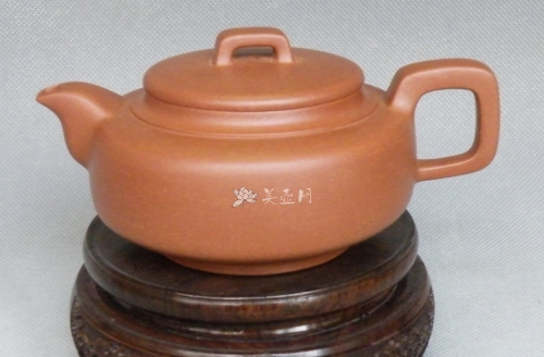 赵明敏紫砂壶 方圆壶  - 美壶网