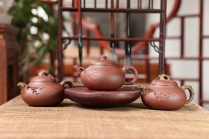 胡洪明紫砂壶 岁寒三友【松竹梅】  - 美壶网