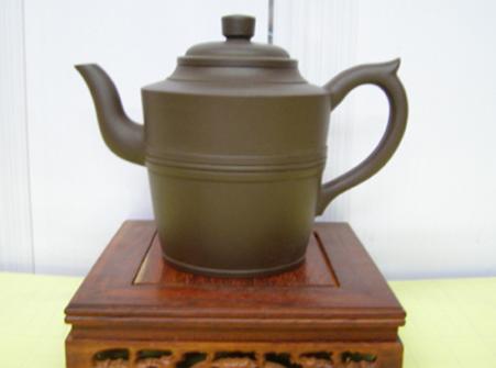 许建军紫砂壶 黑腰三线  - 美壶网