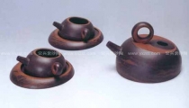 曹亚麟紫砂壶 日月同辉茶具  - 美壶网