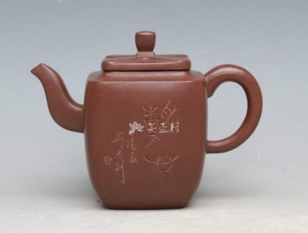 许建华紫砂壶 原紫砂一厂方壶系列2  - 美壶网