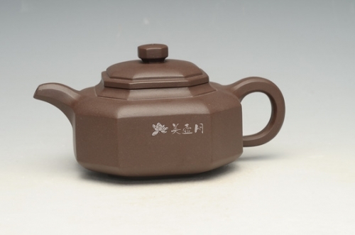 吴俊平紫砂壶 矮八方  - 美壶网