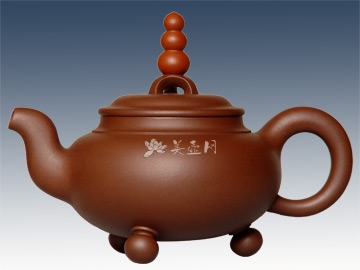 周品鑫紫砂壶 问鼎  - 美壶网