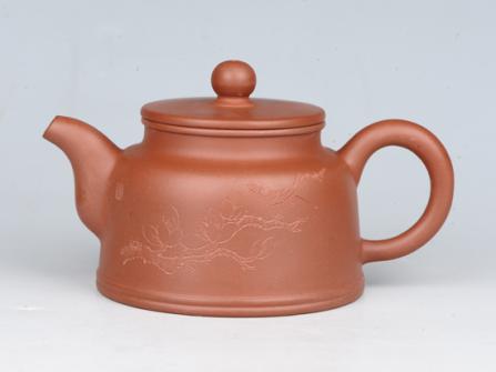 潘雪峰紫砂壶 平安  容量：200cc  泥料：小红泥  - 美壶网