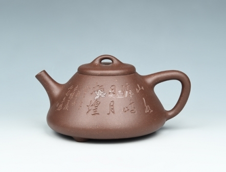 朱其大紫砂壶 石瓢  - 美壶网