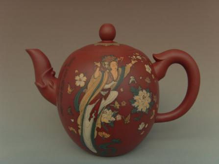 李经强紫砂壶 荣华富贵:  - 美壶网
