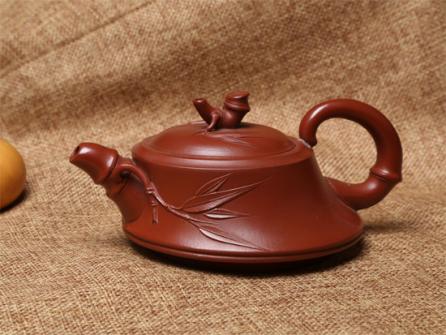 张佩紫砂壶 竹韵  - 美壶网