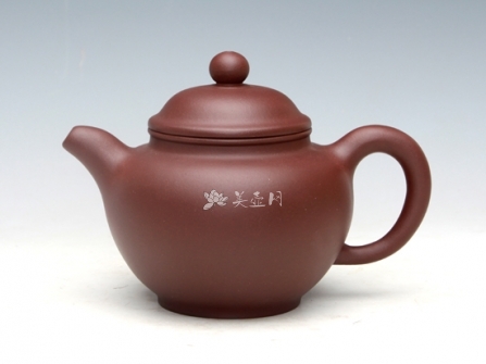 朱新南紫砂壶 掇只（紫泥）400ML  - 美壶网