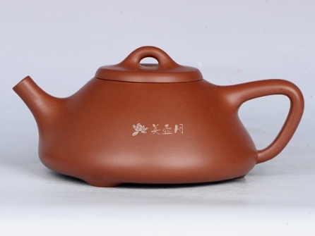 邵文紫砂壶 石瓢（朱泥）  - 美壶网