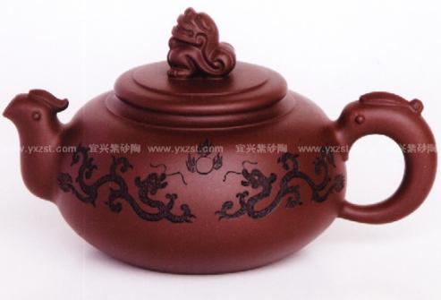 杨伟倩紫砂壶 瑞兽迎祥  - 美壶网