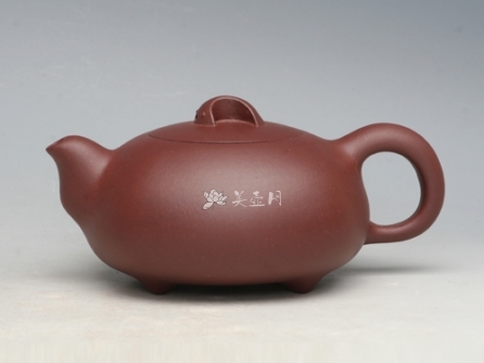 浦兮凤紫砂壶 元宝壶 原矿底槽清...  - 美壶网