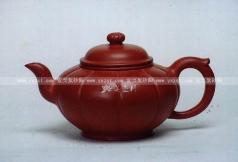 张红华紫砂壶 菊韵壶  - 美壶网