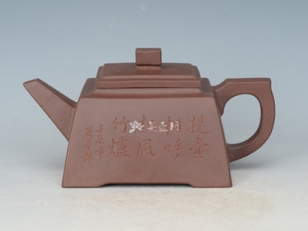 冯文娟紫砂壶 方升  - 美壶网