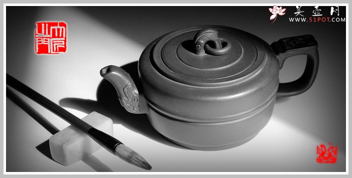 紫砂壶图片：偷得浮生半日闲 美壶网 - 美壶网