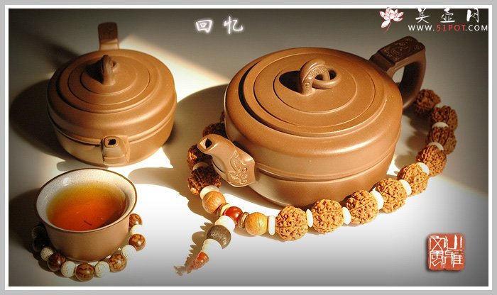 紫砂壶图片：2个集玉兄弟谈心 - 美壶网