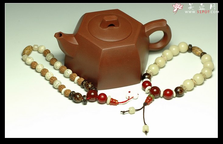 紫砂壶图片：下午串的几个菩提 百搭 - 美壶网