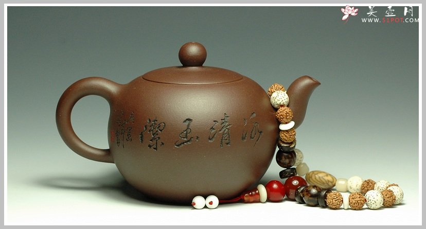 紫砂壶图片：一片冰心在玉壶 - 美壶网