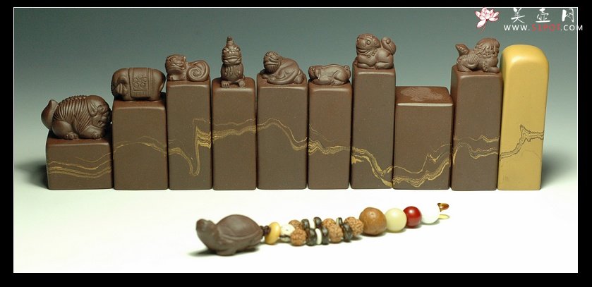 紫砂壶图片：手把件？印章？玩玩而已 - 美壶网