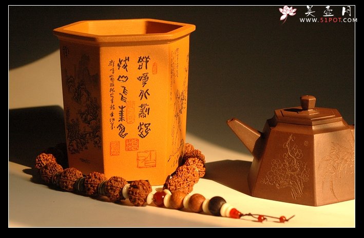 紫砂壶图片：六方知音 - 美壶网