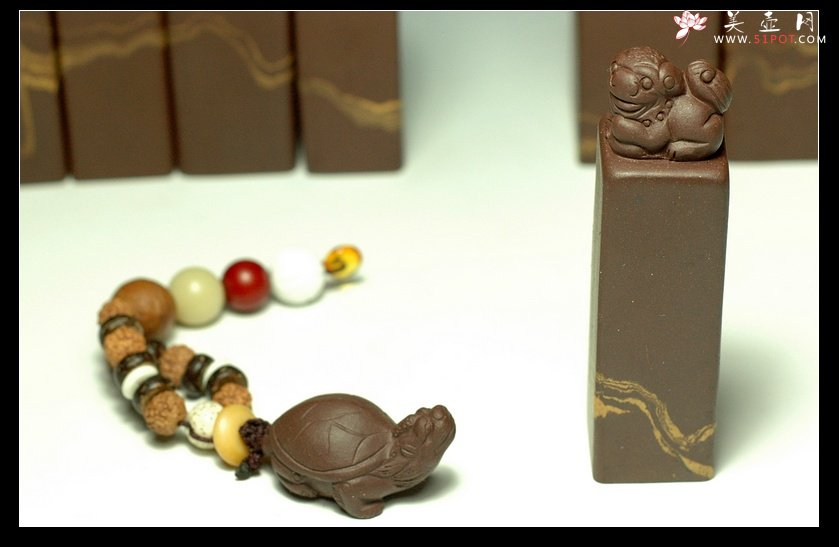 紫砂壶图片：手把件？印章？玩玩而已 - 美壶网