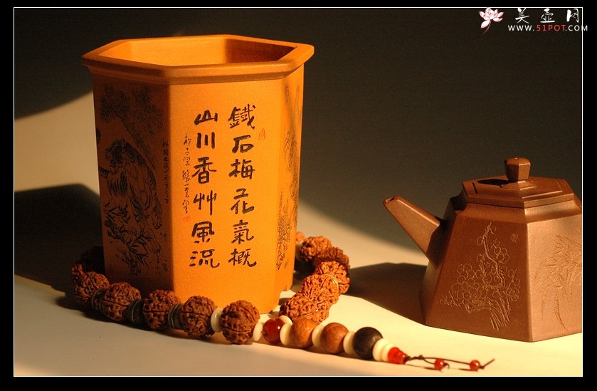 紫砂壶图片：六方知音 - 美壶网