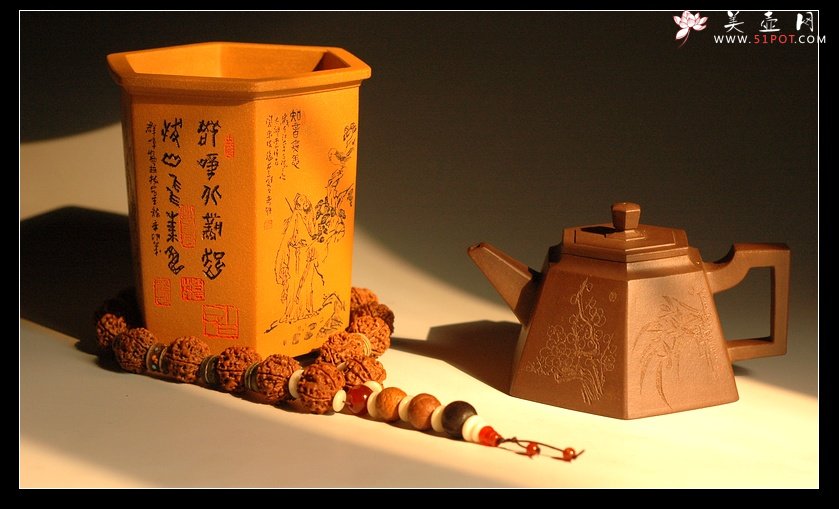 紫砂壶图片：六方知音 - 美壶网