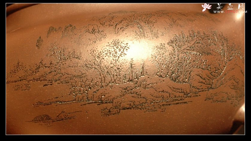 紫砂壶图片：明察秋毫，游山观水 -仿古 - 美壶网