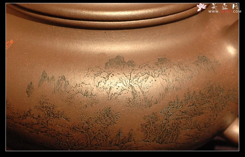 紫砂壶图片：明察秋毫，游山观水 -仿古 - 美壶网