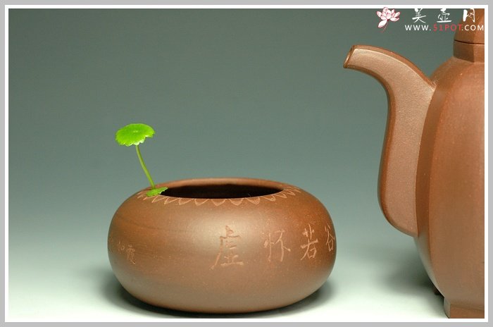 紫砂壶图片：婀娜多姿的小草~~ - 美壶网