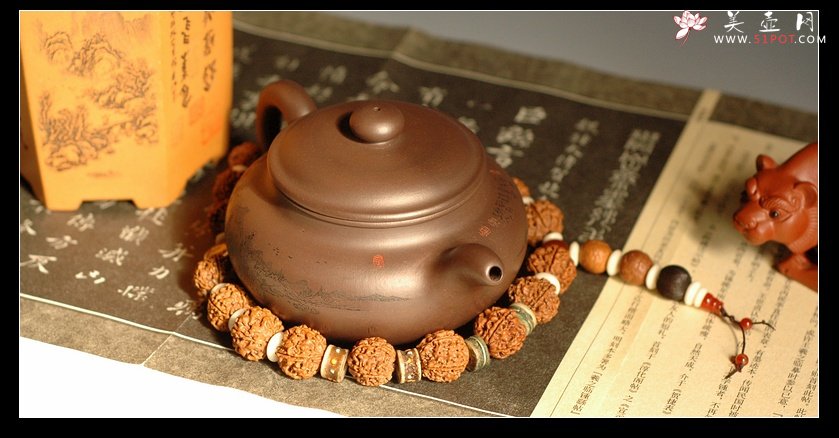 紫砂壶图片：明察秋毫，游山观水 -仿古 - 美壶网