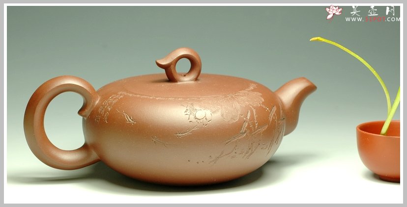 紫砂壶图片：莲年有鱼 惠风和畅 - 美壶网