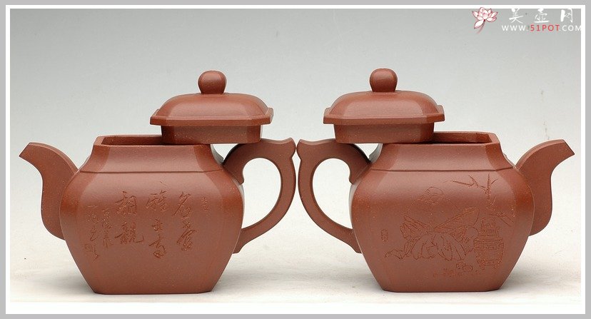 紫砂壶图片：双飞也需要换姿势o(∩_∩)o - 美壶网